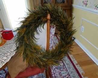 fuzzy wreath