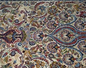 area rug, 100% silk