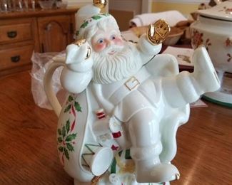 Santa pitcher by Lenox