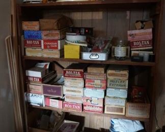 Cigar boxes, hardware