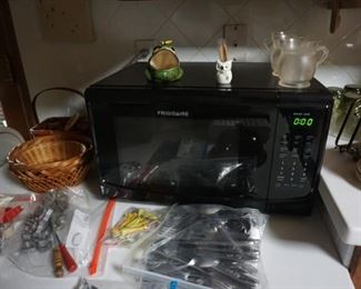 microwave, flatware, 