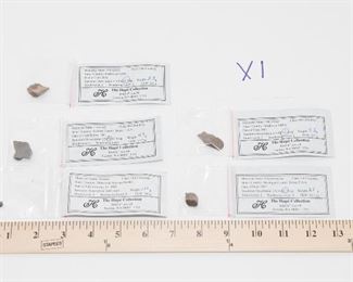 X1 Lot of 5 Chondrite Meteorite Specimans $34.95