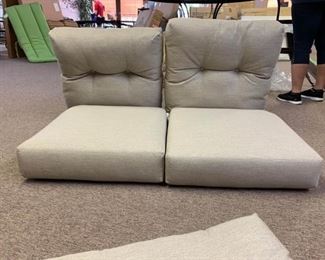 Taupe Loveseat Cushions