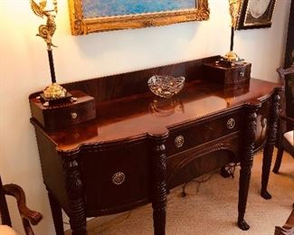 HENREDON Burled Walnut Sideboard