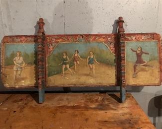 Hand Painted Wagon Back 