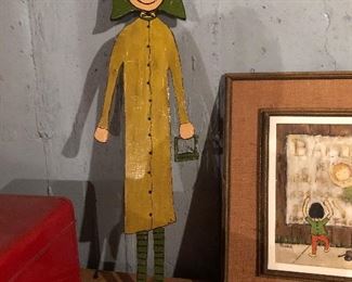 Original Flavia Weedn Cutout , painted 