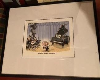 Original Cartoon - GW Bush subject 