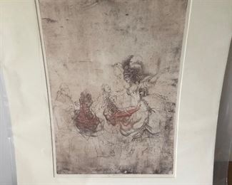 Jiri Anderle Etching 