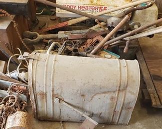 rusty, dusty stuff, old mailbox