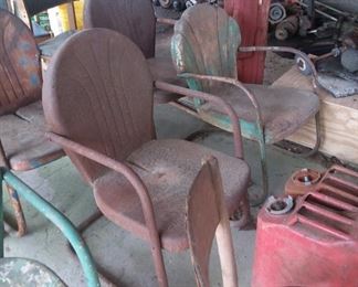 metal lawn chairs