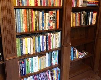 Huge library of books on all three floors