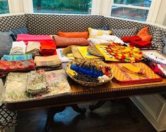 Gorgeous table linens