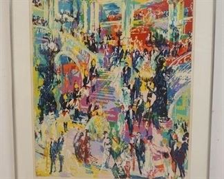 1017 LEROY NEIMAN SIGNED FRAMED ARTIST PROOF, IMAGE SIZE 25 3/4 IN X 32 1/2 IN, OVERALL DIMENSIONS 32 IN X 38 3/4 IN