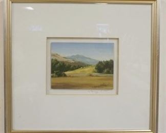 1040 OIL PAINTING LANDSCAPE N BOARD SIGNED MCKAY, IMAGE SIZE 7 1/4 IN X 5 1/2 IN, OVERALL DIMENSION 18 IN X 16 1/2 IN