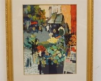 1061 LITHOGRAPH SIGNED AND NUMBERED 68 OF 350. IMAGE SIZE 17 IN X 23 IN., OVERALL DIMENSIONS 29 IN X 35 IN.