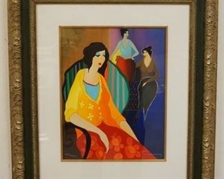 1092 TARKAY HAND SIGNED AND NUMBERED SERIGRAPH, XXIII/CCXCVI. IMAGE SIZE 12 IN X 16 IN., OVERALL DIMENSIONS 25 IN X 29 IN.