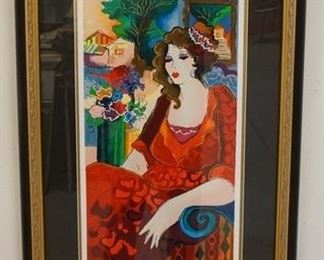1093 SERIGRAPH SIGNED PATRIC AND NUMBERED 157/375. IMAGE SIZE 11 1/2 IN X 21 1/2 IN., OVERALL DIMENSIONS 20 1/2 X 30 3/4.