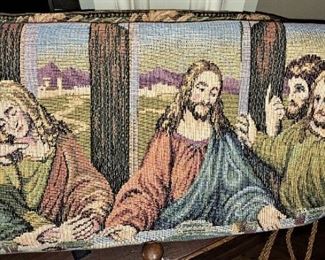 Large tapestry of Jesus and His disciples - The Last Supper