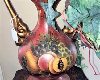Coordinating pitcher with colorful fruit