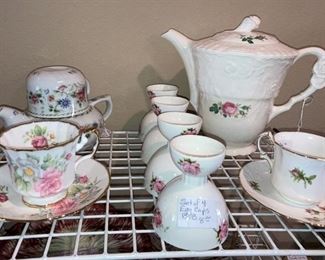 Cups & saucers; egg cups