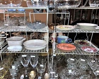 Dishes and glassware