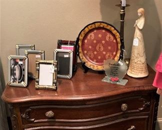 One of two matching nightstands