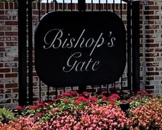 Bishop's Gate begins where Three Lakes becomes Princedale (at Dueling Oaks).