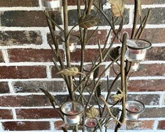 Branch-shaped votive holder