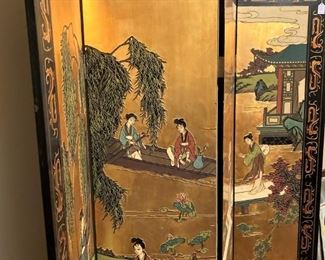 Lovely 4- panel Asian screen