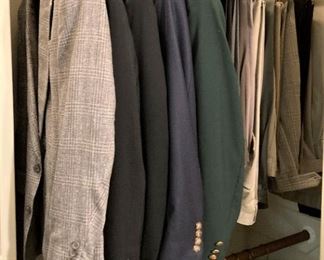 Men's jackets and slacks
