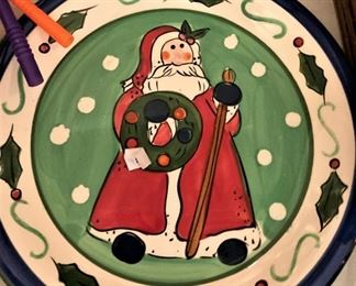 Fun Santa plate