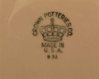 Crown Potteries - made in the USA