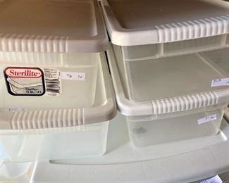 More SteriLite  storage boxes