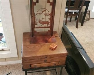 End Table, Null w lift top and drawer