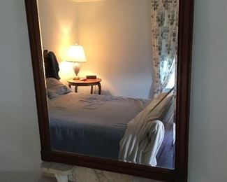 Oak mirror 
