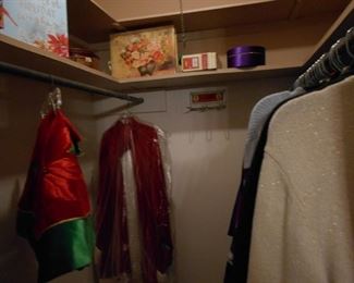 Santa outfit, tree skirt, etc.