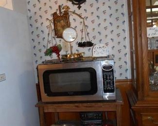 vintage lamp, Micro, clock, 