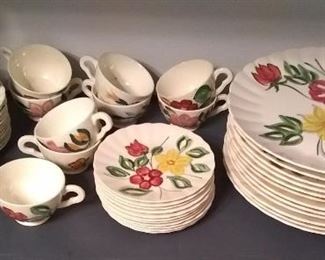 Blue Ridge Pottery dinner service