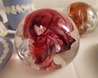 Lonsway paperweight, a few scratches and scuffs... still signed, though