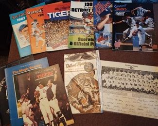 Detroit Tigers ephemera