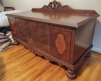 Amazing antique cedar chest