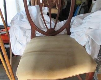  Chair  with shield back