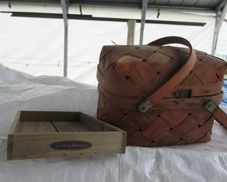 Handled covered Basket   Box  
