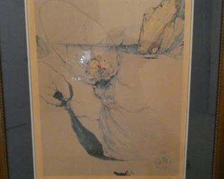 Dali signed "Alice in Wonderland" 1976