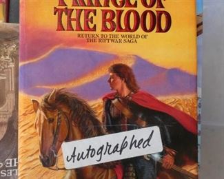 Autographed book "Prince of the Blood" by Raymond E. Feist