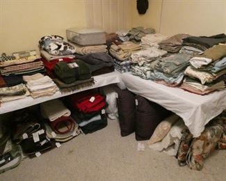 Lots of linens