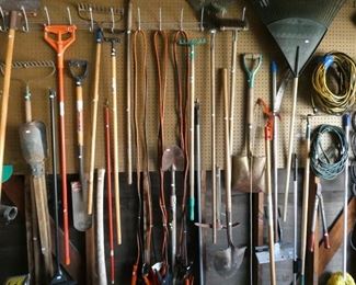 Lots of tools and garage items