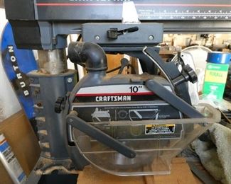 Craftsman 10" Radial Saw $165 - Saturday's price $124