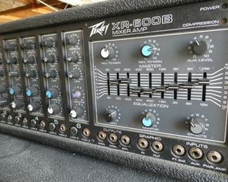 Peavey mixer amp also speakers