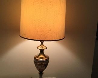 Stiffel lamp.  Antique brass with beautiful shades.  There is a pair.  